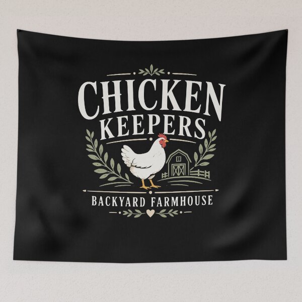 Item preview, Chicken Keepers Farmhouse designed and sold by FreshPixelArt.