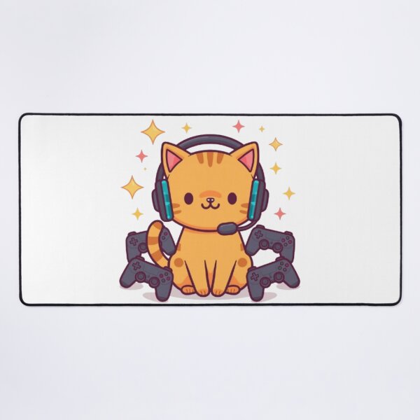 Item preview, Cat Powered Gamer Sticker designed and sold by Stylestickers55.