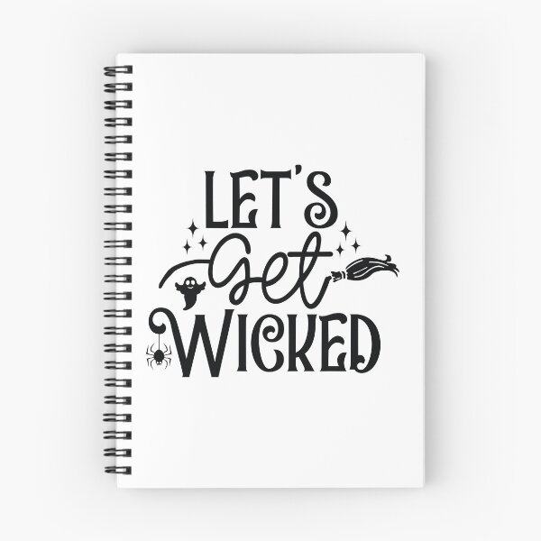 Item preview, Lets Get Wicked - Cute Halloween Party Retro Vintage Spooky Witch Pumpkin Ghost Autumn Gothic Horror Gift designed and sold by FuzionRaptor.