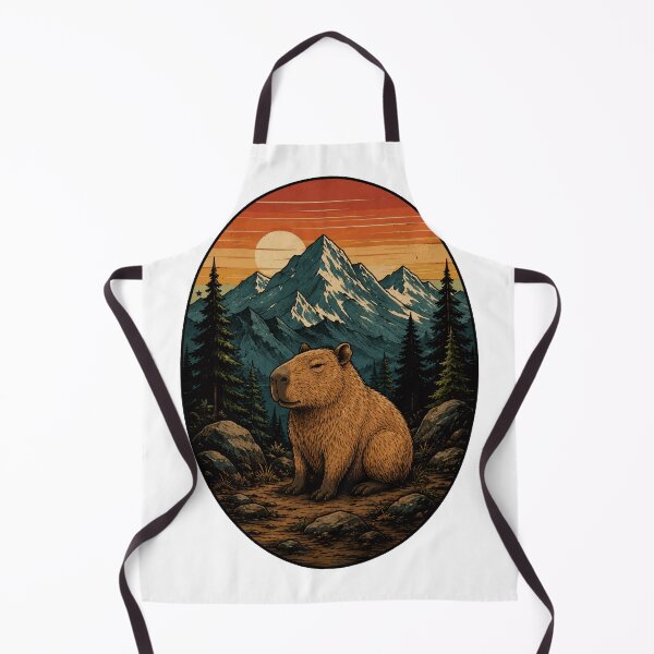 Item preview, Vintage Mountain Capybara Nature Lover Retro Wildlife Shirt designed and sold by PINK FREE.