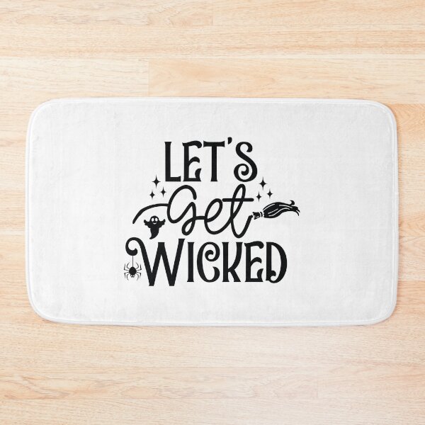 Item preview, Lets Get Wicked - Cute Halloween Party Retro Vintage Spooky Witch Pumpkin Ghost Autumn Gothic Horror Gift designed and sold by FuzionRaptor.