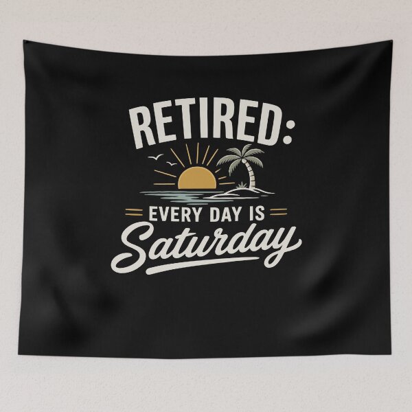 Item preview, Retired Every Day Saturday designed and sold by FreshPixelArt.