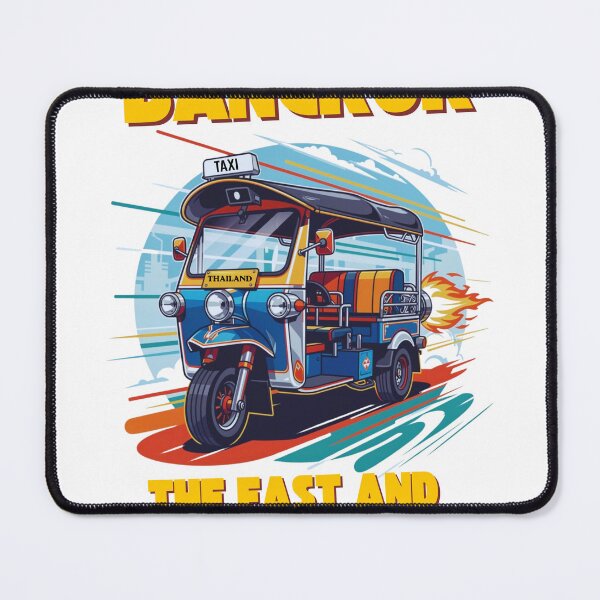 Item preview, Bangkok The Fast and the Tuktuk designed and sold by GeeklyShirts.