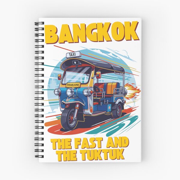 Item preview, Bangkok The Fast and the Tuktuk designed and sold by GeeklyShirts.