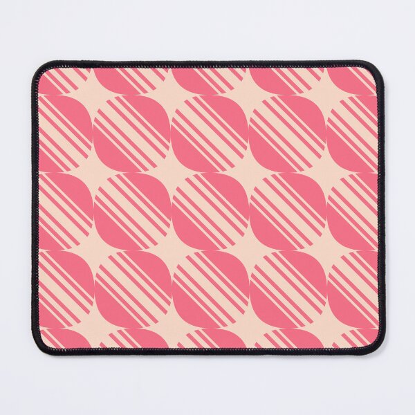 Item preview, Watermelon pink & unbleached silk mosaic designed and sold by Mint + Midnight.