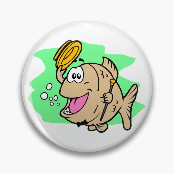 Item preview, Cartoon Bowtie Fish designed and sold by simplyrebeccann.