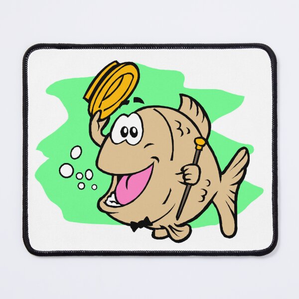 Item preview, Cartoon Bowtie Fish designed and sold by simplyrebeccann.