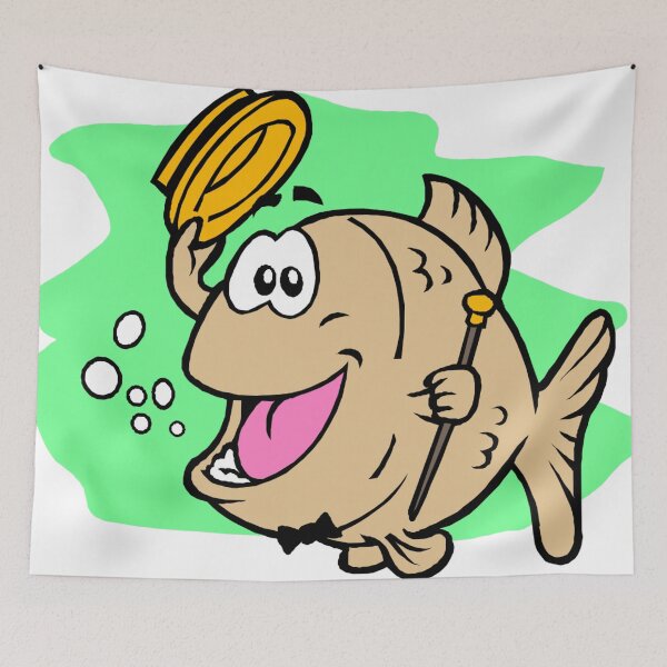 Item preview, Cartoon Bowtie Fish designed and sold by simplyrebeccann.
