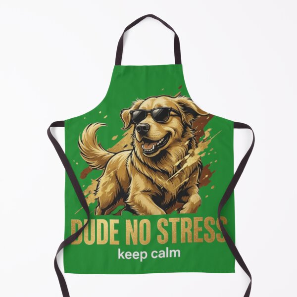 Item preview, Dude No Stress Dog | Funny Cool Dog with Sunglasses  designed and sold by ekemarket.