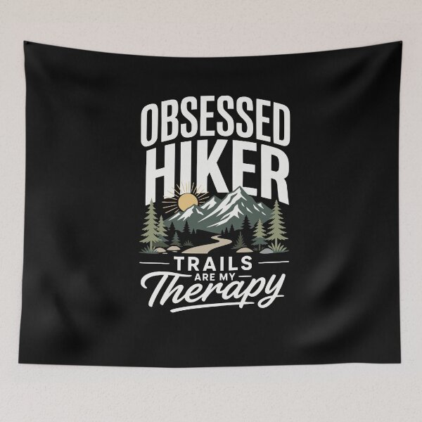 Item preview, Hiking Obsessed Adventure designed and sold by FreshPixelArt.