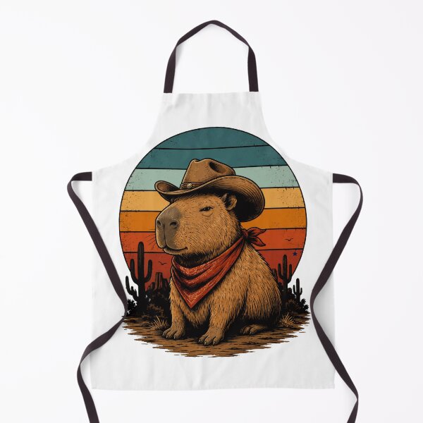 Item preview, Vintage Cowboy Capybara Western Desert Sunset Shirt designed and sold by PINK FREE.
