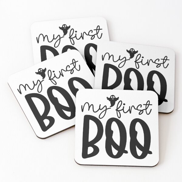 Item preview, My First Boo - Cute Baby First Halloween Party Retro Vintage Spooky Ghost Pumpkin Witch Autumn Fall Gift designed and sold by FuzionRaptor.