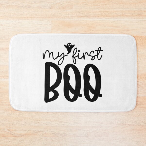 Item preview, My First Boo - Cute Baby First Halloween Party Retro Vintage Spooky Ghost Pumpkin Witch Autumn Fall Gift designed and sold by FuzionRaptor.