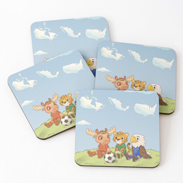 Item preview, Cute 2026 North America Football Animals Mascots | World Cup 2026 Special designed and sold by AliAltinelArt.