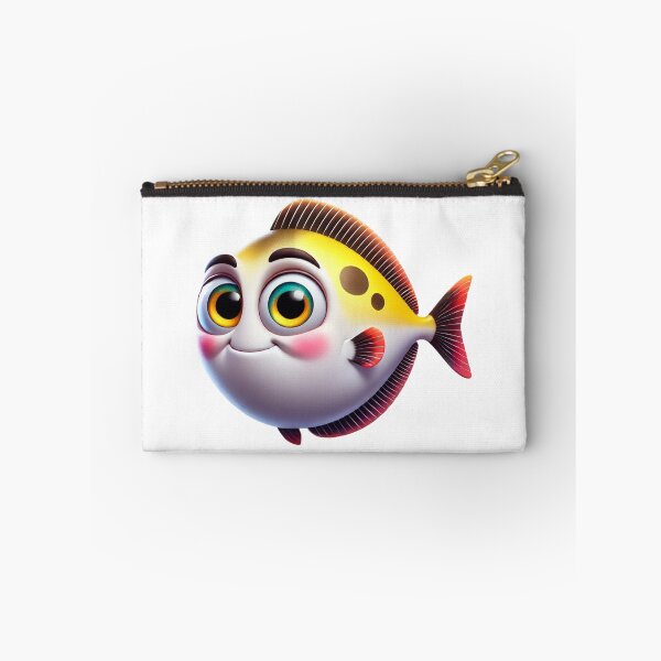 Item preview, Adorable Halibut Fish designed and sold by Sillytoe.