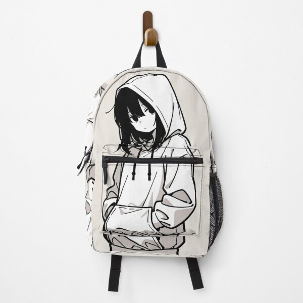 Item preview, Fashion - Man in White Hoodie Hood Up Streetwear Anime designed and sold by AnimeShin.