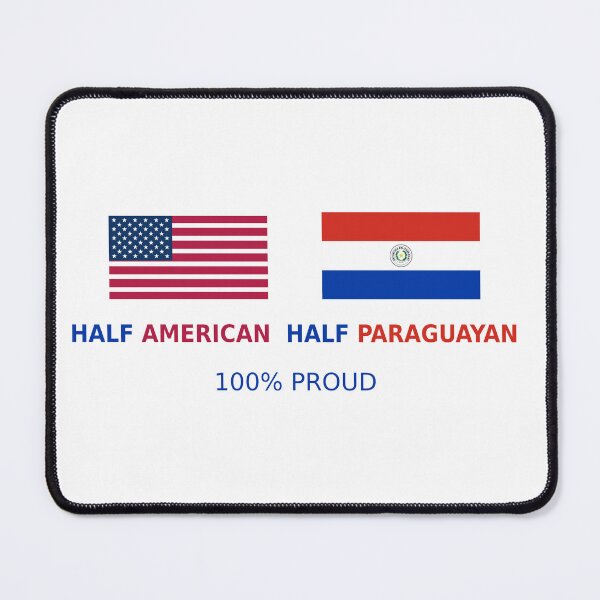 Item preview, half american half paraguayan  designed and sold by GlobalPrintArt.