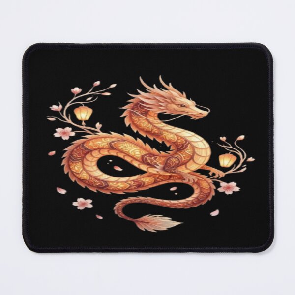 Item preview, Eastern Style Dragon with Cherry Blossom Branch designed and sold by DailySparks.
