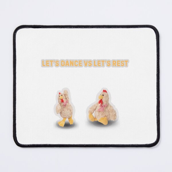 Item preview, Let's Dance Vs Let's Rest Cute Chiken designed and sold by KAWAII STUDIO NB.