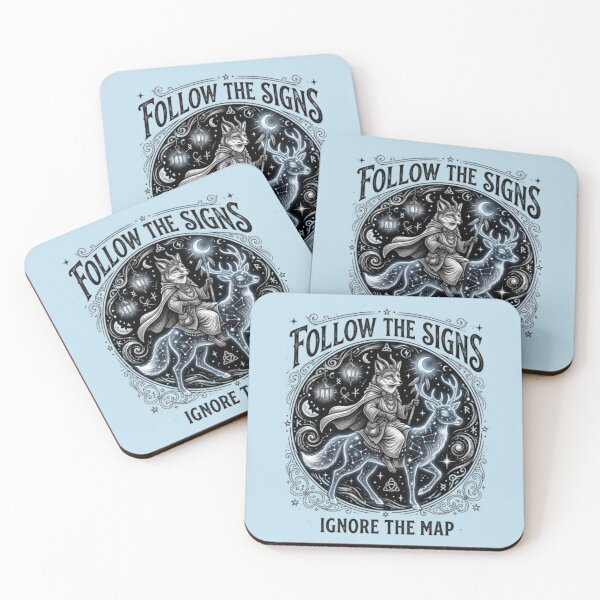 Item preview, Follow the Signs – Celestial Fox Rider designed and sold by Dogandesighn.