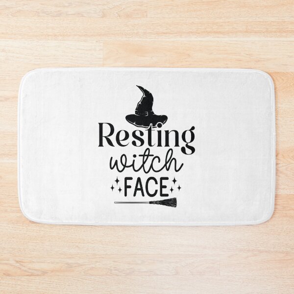 Item preview, Resting Witch Face - Cute Halloween Party Retro Vintage Spooky Pumpkin Ghost Autumn Gothic Horror Girl Gift designed and sold by FuzionRaptor.