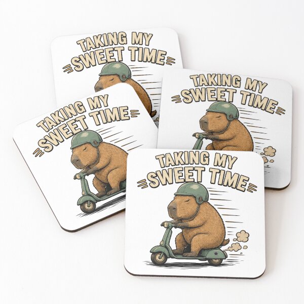 Item preview, Taking My Sweet Time Funny Capybara Scooter Shirt designed and sold by PINK FREE.
