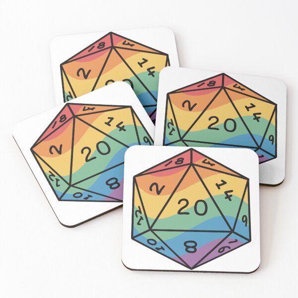 Item preview, Pride Flag Dice designed and sold by EverythingAshh.
