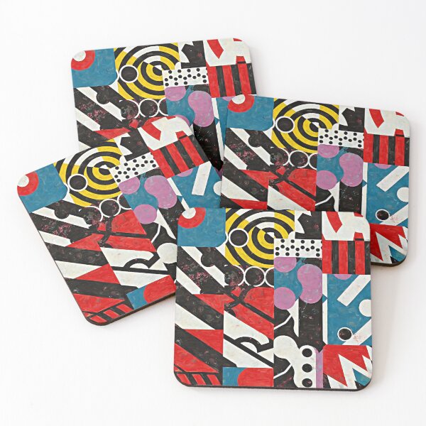 Item preview, Mid-Century Modern Bauhaus Grunge-Inspired Abstract Pattern designed and sold by DEC02.