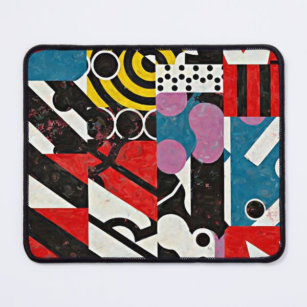 Item preview, Mid-Century Modern Bauhaus Grunge-Inspired Abstract Pattern designed and sold by DEC02.