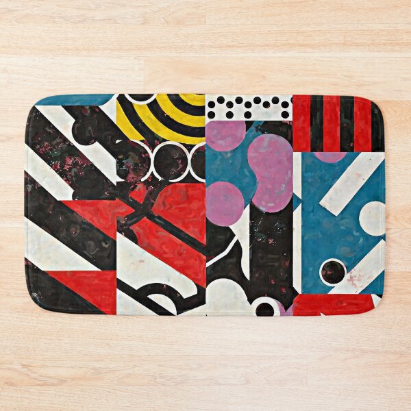 Item preview, Mid-Century Modern Bauhaus Grunge-Inspired Abstract Pattern designed and sold by DEC02.