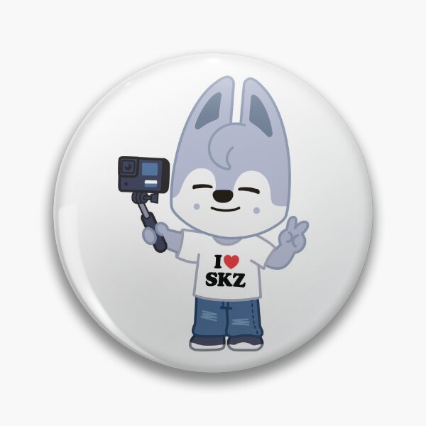 Item preview, SKZOO Wolf Chan I Heart SKZ - SKZOO EVERYWHERE ALL AROUND THE WORLD designed and sold by 0627june.