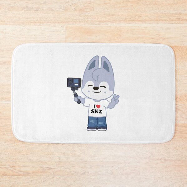 Item preview, SKZOO Wolf Chan I Heart SKZ - SKZOO EVERYWHERE ALL AROUND THE WORLD designed and sold by 0627june.