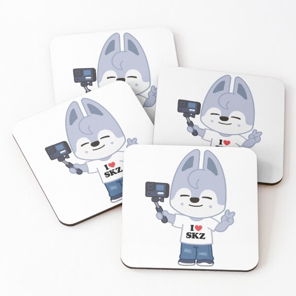 Item preview, SKZOO Wolf Chan I Heart SKZ - SKZOO EVERYWHERE ALL AROUND THE WORLD designed and sold by 0627june.