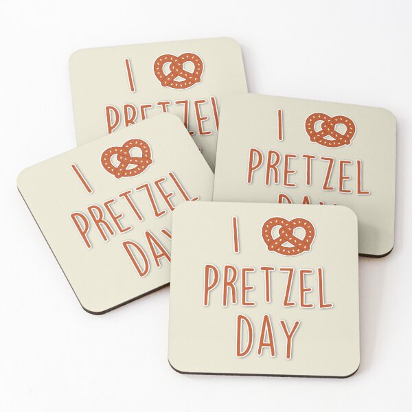 Item preview, I love pretzel day designed and sold by popsessiveart.