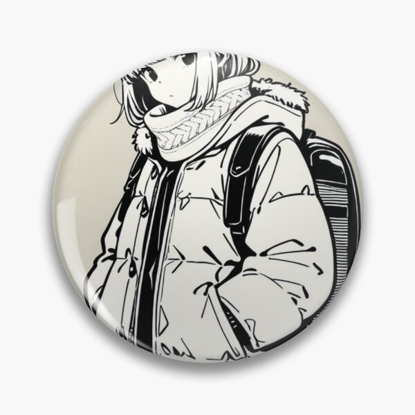 Item preview, Fashion - Man in White Parka Jacket Face Scarf Streetwear Anime Variant 2 designed and sold by AnimeShin.