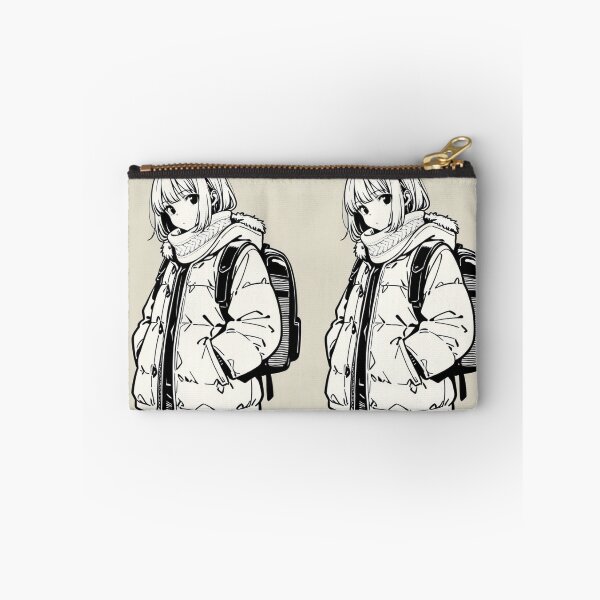 Item preview, Fashion - Man in White Parka Jacket Face Scarf Streetwear Anime Variant 2 designed and sold by AnimeShin.