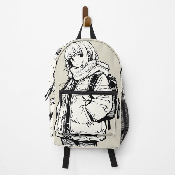 Item preview, Fashion - Man in White Parka Jacket Face Scarf Streetwear Anime Variant 2 designed and sold by AnimeShin.