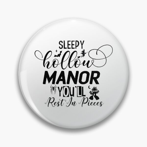 Item preview, Sleepy Hollow Manor Youll Rest In Pieces - Cute Halloween Party Retro Vintage Spooky Pumpkin Ghost Horror Gift designed and sold by FuzionRaptor.