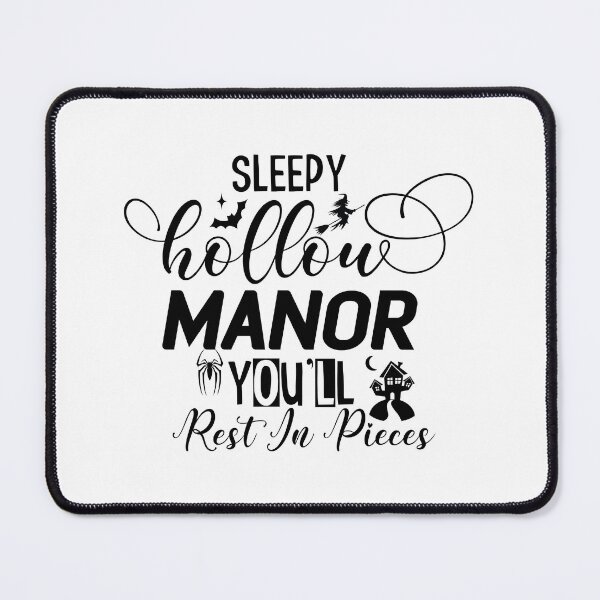 Item preview, Sleepy Hollow Manor Youll Rest In Pieces - Cute Halloween Party Retro Vintage Spooky Pumpkin Ghost Horror Gift designed and sold by FuzionRaptor.