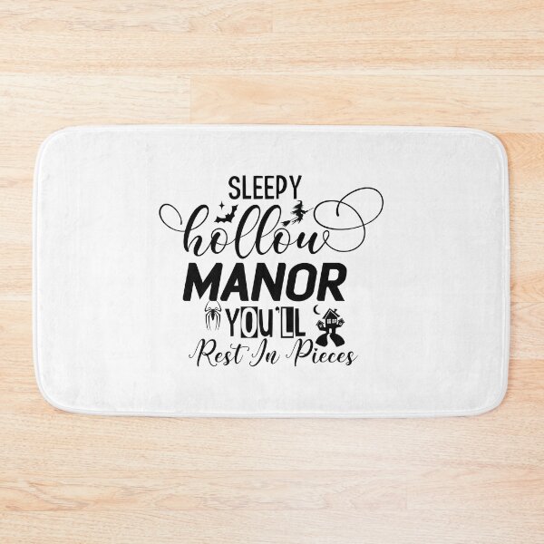 Item preview, Sleepy Hollow Manor Youll Rest In Pieces - Cute Halloween Party Retro Vintage Spooky Pumpkin Ghost Horror Gift designed and sold by FuzionRaptor.