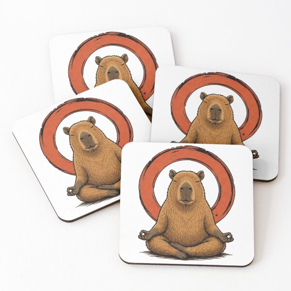 Item preview, Zen Capybara Meditation Shirt Funny Relaxed Animal Tee designed and sold by PINK FREE.