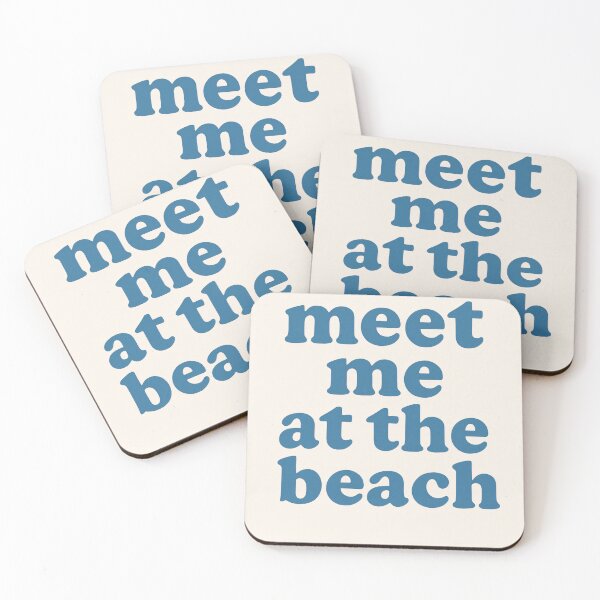 Item preview, Meet Me At The Beach Wall Art, Summer Beach House Decor, Beach Vintage WallArt, Meet Me At The Beach Poster designed and sold by codeslinger.