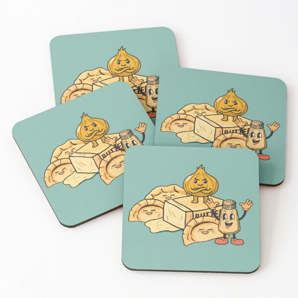 Item preview, Retro Cartoon Pierogi Crew Vintage Food designed and sold by pulse_retail.
