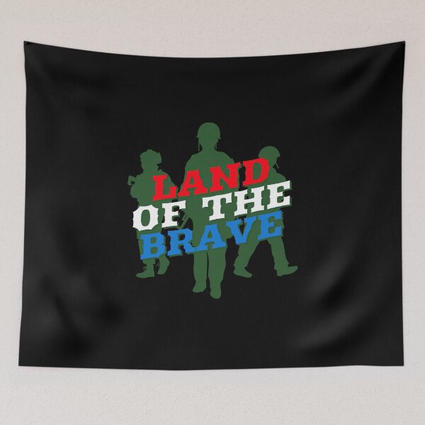 Item preview, LAND OF THE BRAVE designed and sold by ZenfiniteDesign.