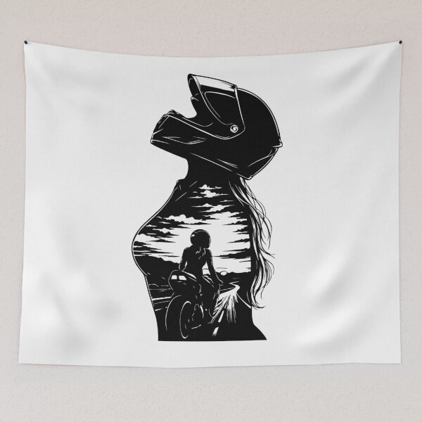 Item preview, Biker Girl Shadow Rider designed and sold by AVStudioS&S.