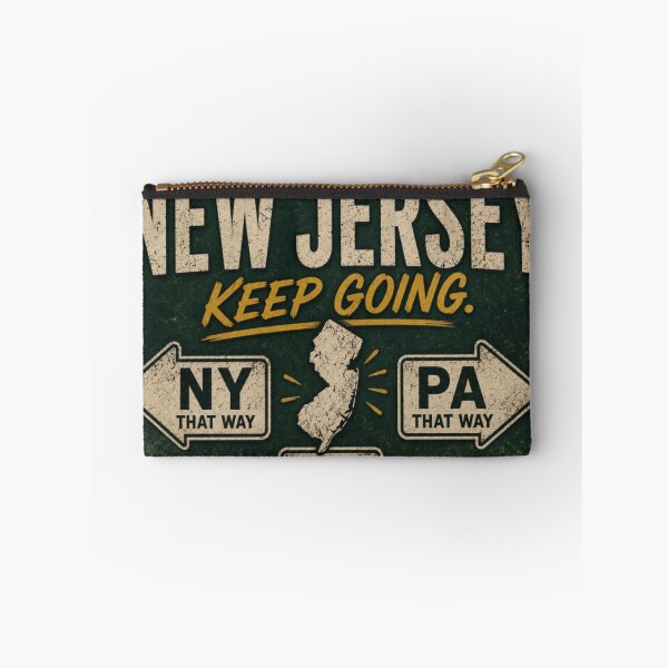Item preview, Welcome to New Jersey Keep Going Funny NJ Tourist Joke Retro Road Sign Sticker designed and sold by Diesel outlaw .