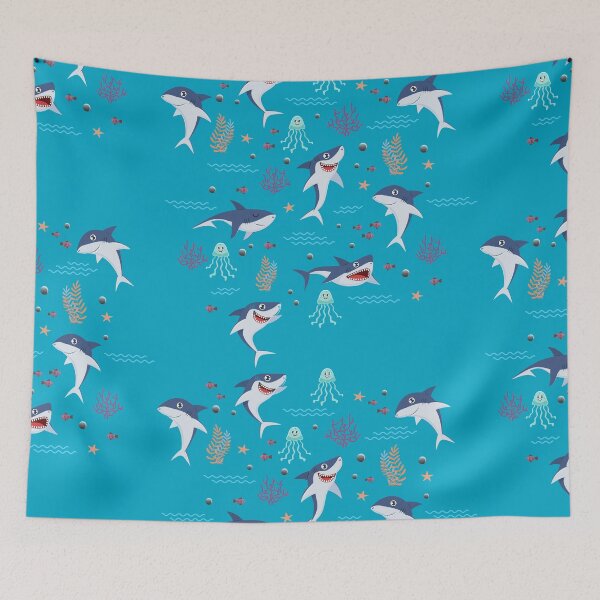 Item preview, Underwater World Sharks  designed and sold by Mimi  + Kate.
