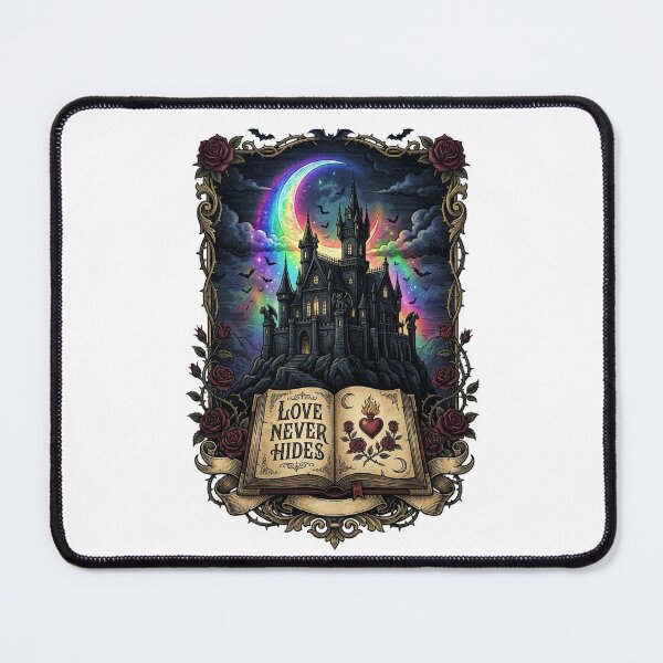 Item preview, Gothic Castle Rainbow Moon Bats Love Never Hides Book designed and sold by longngusuc.