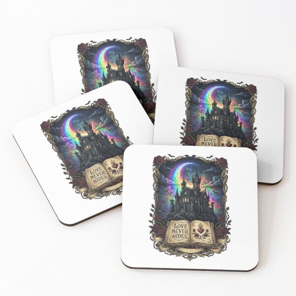 Item preview, Gothic Castle Rainbow Moon Bats Love Never Hides Book designed and sold by longngusuc.