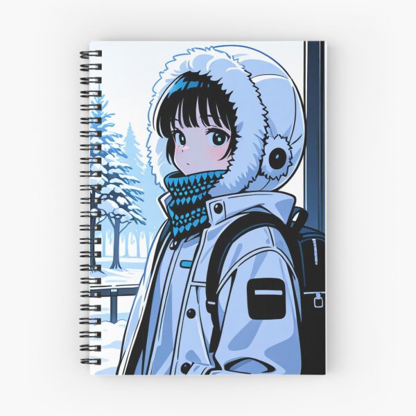 Item preview, Fashion - Man in White Parka Jacket Face Scarf Streetwear Anime Variant 3 designed and sold by AnimeShin.